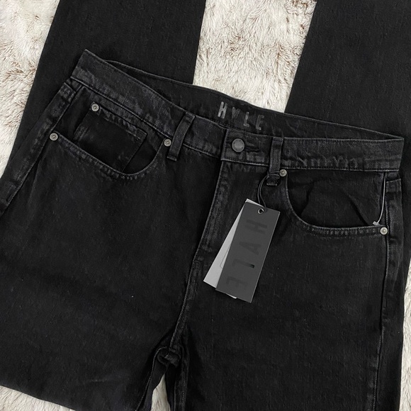 HALE Women Boyfriend Jeans | High Rise Straight Leg Boyfriend Jeans | Straight - Picture 5 of 11